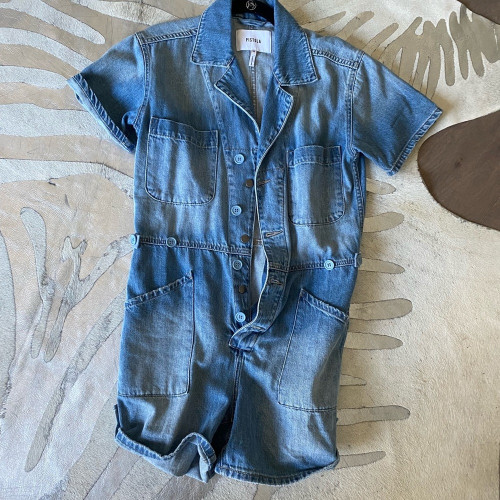 Pistola XS denim romper